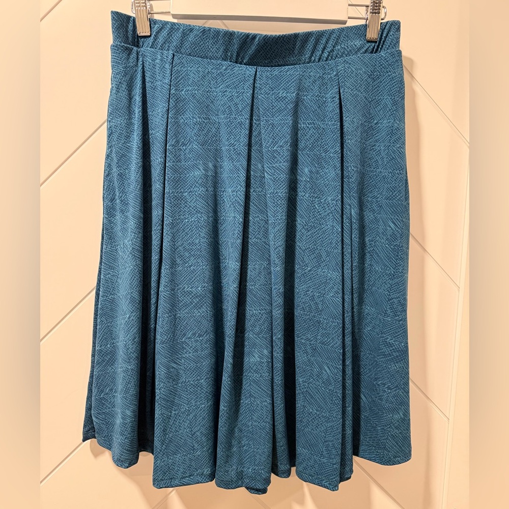 LuLaRoe Madison Pleated A-Line Midi Skirt